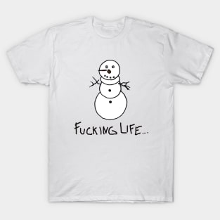 pitiful snowman T-Shirt